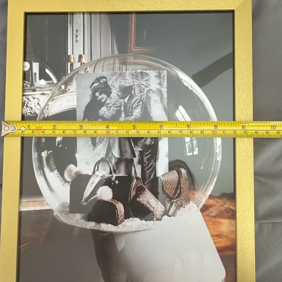 Authentic Louis Vuitton 9x12 Gold Framed Art from VIP Catalog/2 Prints in One - Picture 5 of 8